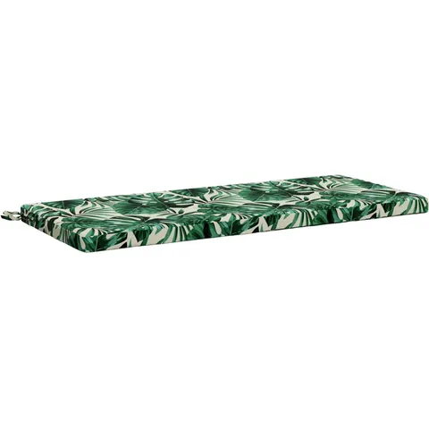 vidaXL Coussin de banc SOEST 100 % polyester Motif feuilles – 461432 – image 1