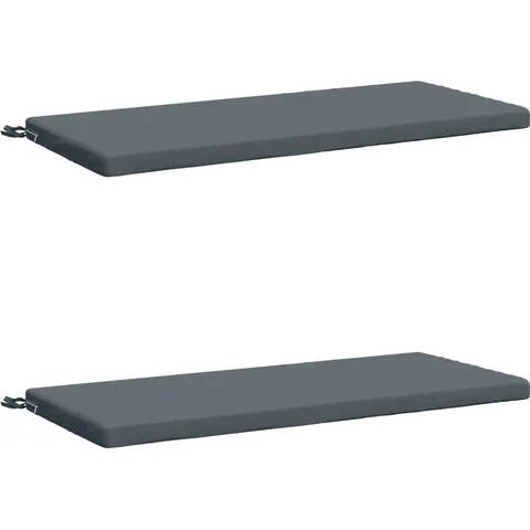 vidaXL Coussins de Banc SOEST 2 pc 100 % polyester Bleu – 461661 – image 1