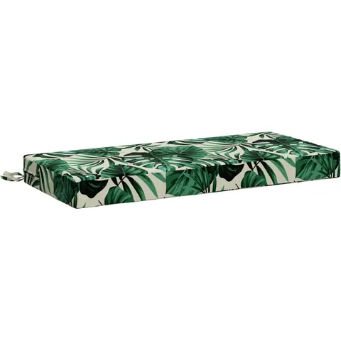 vidaXL Coussin de banc SOEST 100 % polyester Motif feuilles – 464334 – image 1