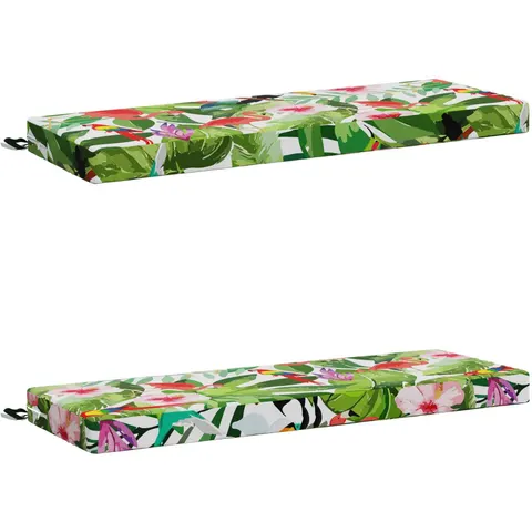 vidaXL Coussins de Banc SOEST 2 pc 100 % polyester Multicolore – 465409 – image 1