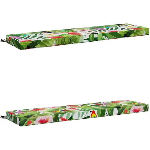 vidaXL Coussins de Banc SOEST 2 pc 100 % polyester Multicolore – 467144 – image 1