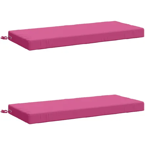 vidaXL Coussins de Banc SOEST 2 pc 100 % polyester Rose – 470748 – image 1