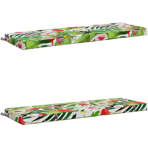 vidaXL Coussins de Banc SOEST 2 pc 100 % polyester Multicolore – 471783 – image 1
