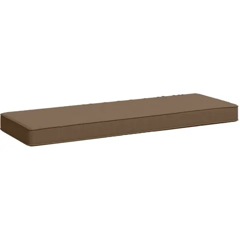 vidaXL Coussin de banc 1 pièce VUGHT 100 % polyester Taupe – 472032 – image 1