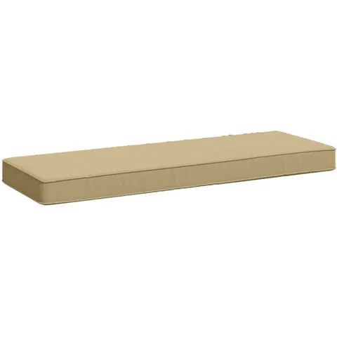 vidaXL Coussin de banc 1 pièce VUGHT 100 % polyester Beige – 472254 – image 1