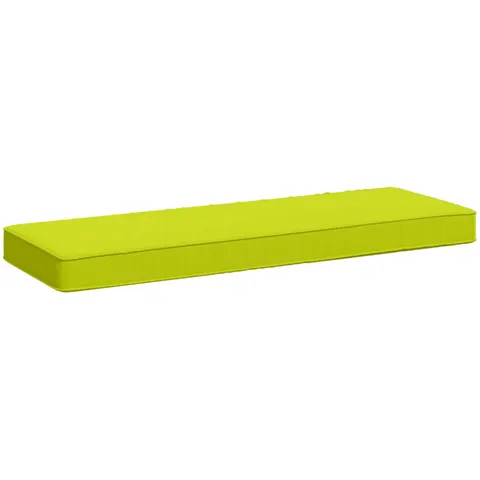 vidaXL Coussin de banc 1 pièce VUGHT 100 % polyester Vert vif. – 472278 – image 1