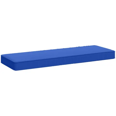 vidaXL Coussin de banc 1 pièce VUGHT 100 % polyester Bleu royal – 472315 – image 1