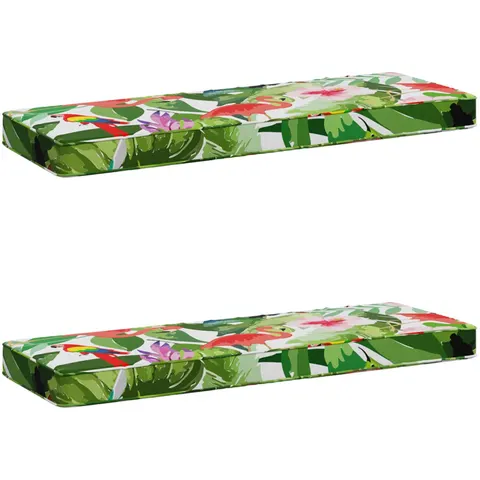 vidaXL Coussins de banc 2 pièces VUGHT 2 pc 100 % polyester – 472360 – image 1