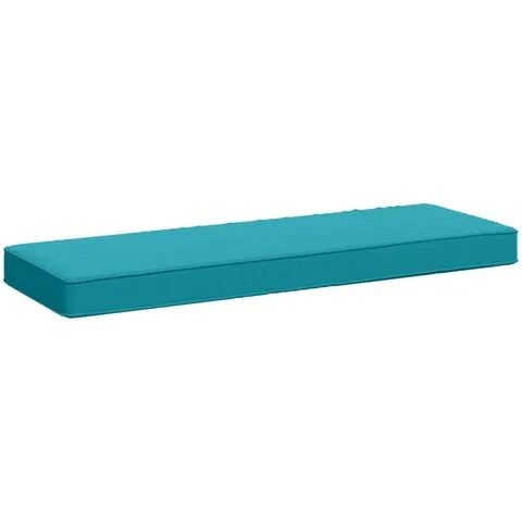 vidaXL Coussin de banc 1 pièce VUGHT 100 % polyester Turquoise – 472537 – image 1