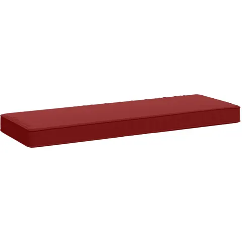 vidaXL Coussin de banc 1 pièce VUGHT 100 % polyester Bordeaux – 472551 – image 1