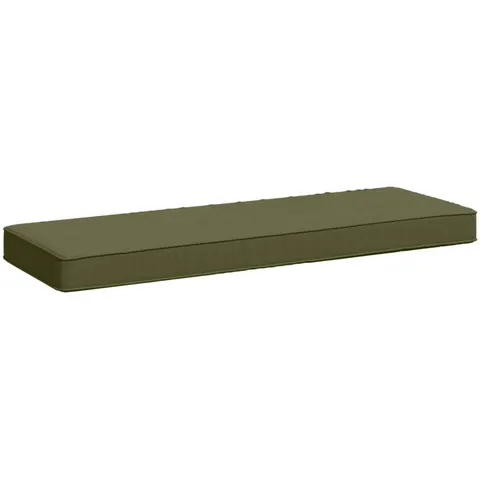 vidaXL Coussin de banc 1 pièce VUGHT 100 % polyester Vert olive – 472575 – image 1