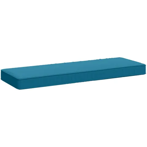 vidaXL Coussin de banc 1 pièce VUGHT 100 % polyester Bleu clair – 472995 – image 1