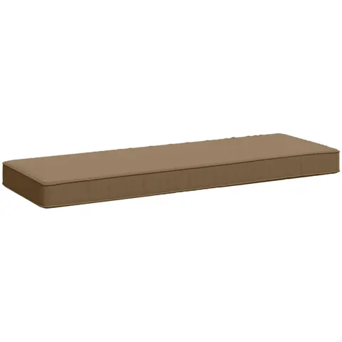 vidaXL Coussin de banc 1 pièce VUGHT 100 % polyester Taupe – 473091 – image 1