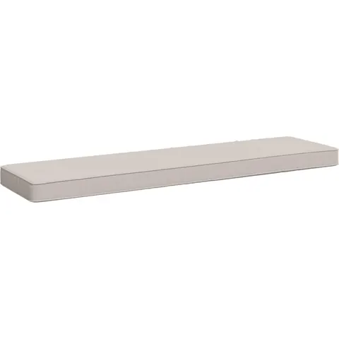 vidaXL Coussin de banc 1 pièce VUGHT 100 % polyester Blanc – 473213 – image 1