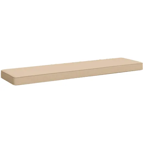 vidaXL Coussin de banc 1 pièce VUGHT 100 % polyester Crème – 473374 – image 1