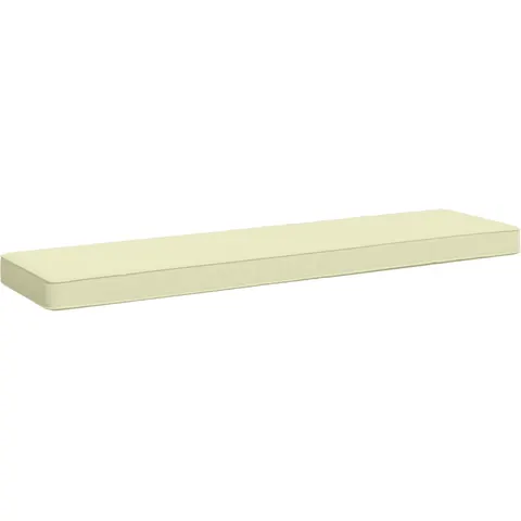 vidaXL Coussin de banc 1 pièce VUGHT 100 % polyester Crème – 473497 – image 1
