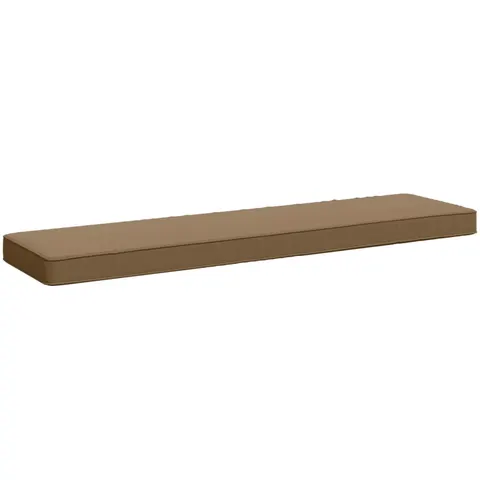 vidaXL Coussin de banc 1 pièce VUGHT 100 % polyester Taupe – 473671 – image 1
