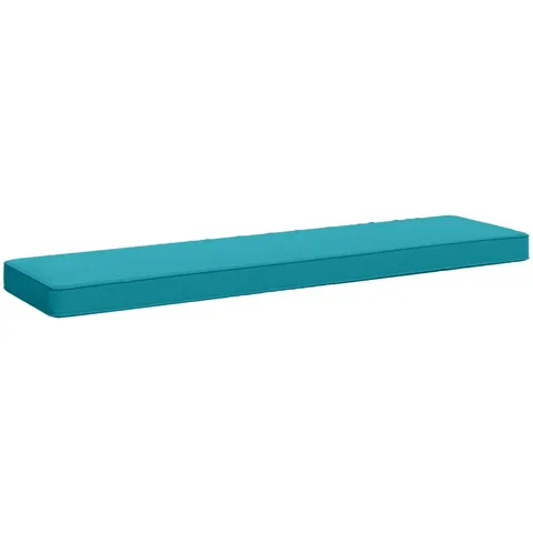 vidaXL Coussin de banc 1 pièce VUGHT 100 % polyester Turquoise – 473695 – image 1
