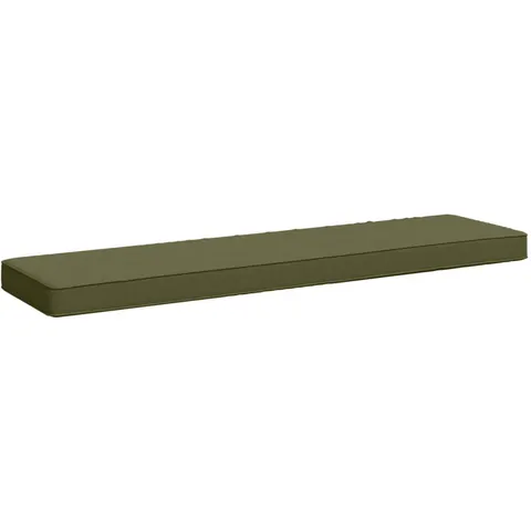 vidaXL Coussin de banc 1 pièce VUGHT 100 % polyester Vert olive – 473732 – image 1