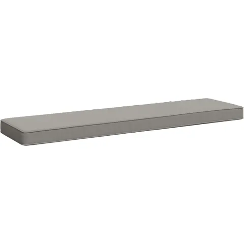vidaXL Coussin de banc 1 pièce VUGHT 100 % polyester Gris – 474111 – image 1