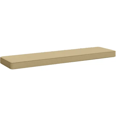 vidaXL Coussin de banc 1 pièce VUGHT 100 % polyester Beige – 474579 – image 1