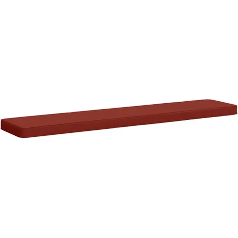 vidaXL Coussin de banc 1 pièce VUGHT 100 % polyester Rouge – 475637 – image 1