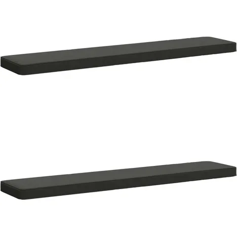 vidaXL Coussins de banc 2 pièces VUGHT 2 pc 100 % polyester Anthracite – 475729 – image 1