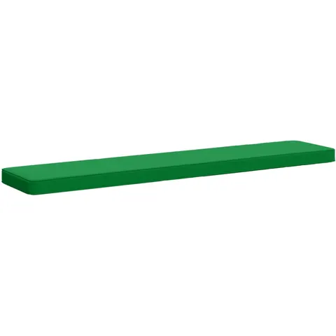vidaXL Coussin de banc 1 pièce VUGHT 100 % polyester Vert – 475873 – image 1