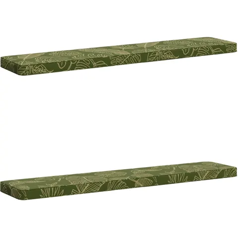 vidaXL Coussins de banc 2 pièces VUGHT 2 pc 100 % polyester – 475927 – image 1