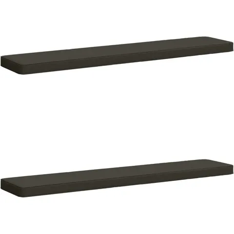 vidaXL Coussins de banc 2 pièces VUGHT 2 pc 100 % polyester Anthracite – 476245 – image 1