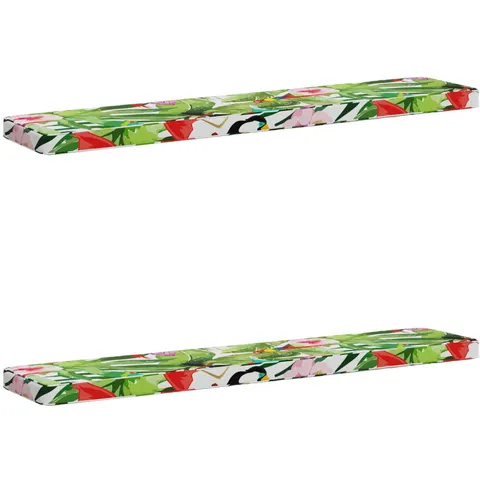 vidaXL Coussins de banc 2 pièces VUGHT 2 pc 100 % polyester – 476429 – image 1