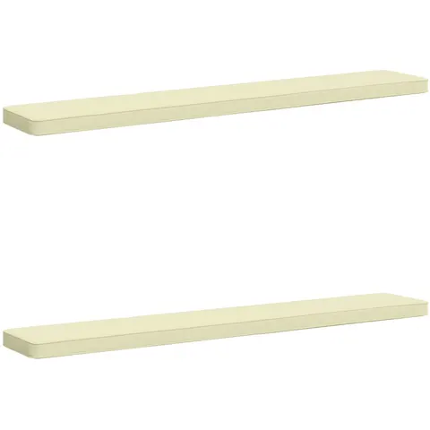 vidaXL Coussins de banc 2 pièces VUGHT 2 pc 100 % polyester Crème – 476986 – image 1
