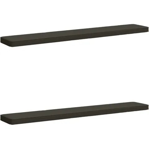vidaXL Coussins de banc 2 pièces VUGHT 2 pc 100 % polyester Anthracite – 477983 – image 1