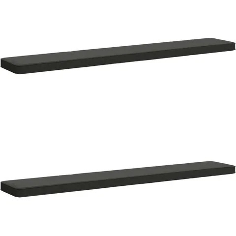vidaXL Coussins de banc 2 pièces VUGHT 2 pc 100 % polyester Anthracite – 478041 – image 1