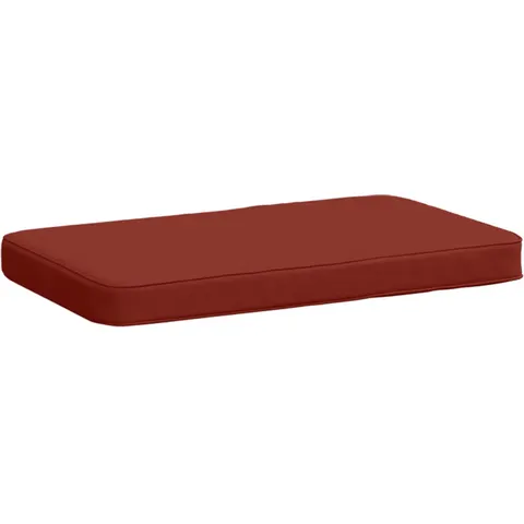 vidaXL Coussin de banc 1 pièce VUGHT 100 % polyester Rouge – 478539 – image 1