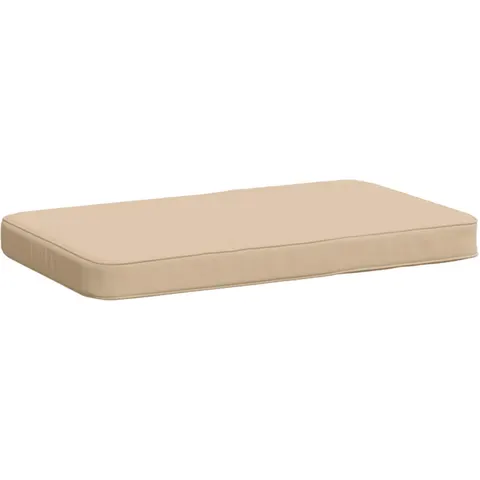 vidaXL Coussin de banc 1 pièce VUGHT 100 % polyester Crème – 478591 – image 1