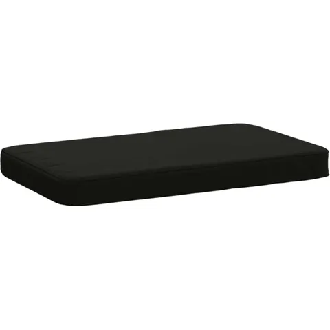 vidaXL Coussin de banc 1 pièce VUGHT 100 % polyester Noir – 478676 – image 1