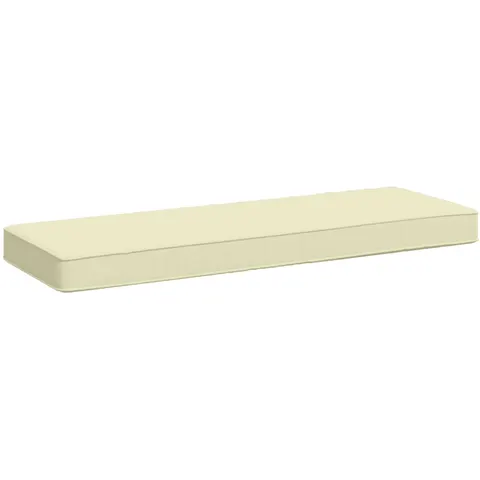 vidaXL Coussin de banc 1 pièce VUGHT 100 % polyester Crème – 479291 – image 1