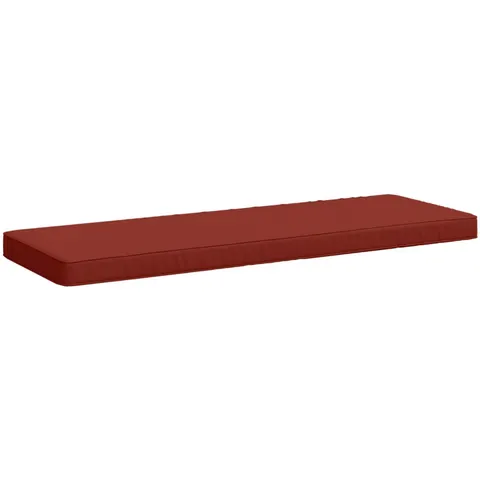 vidaXL Coussin de banc 1 pièce VUGHT 100 % polyester Rouge – 479697 – image 1