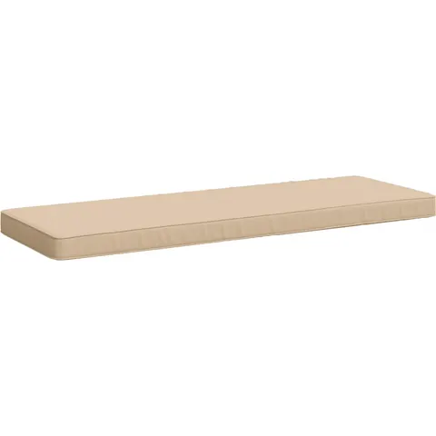 vidaXL Coussin de banc 1 pièce VUGHT 100 % polyester Crème – 479758 – image 1