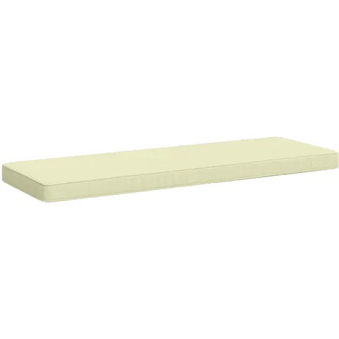 vidaXL Coussin de banc 1 pièce VUGHT 100 % polyester Crème – 479871 – image 1