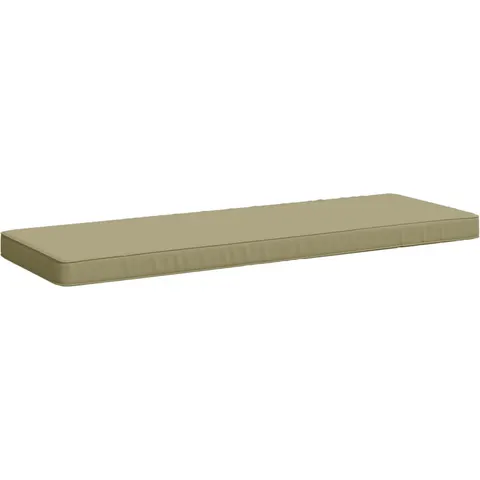 vidaXL Coussin de banc 1 pièce VUGHT 100 % polyester Vert clair – 480136 – image 1