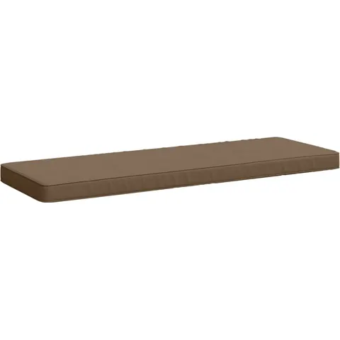 vidaXL Coussin de banc 1 pièce VUGHT 100 % polyester Taupe – 480150 – image 1