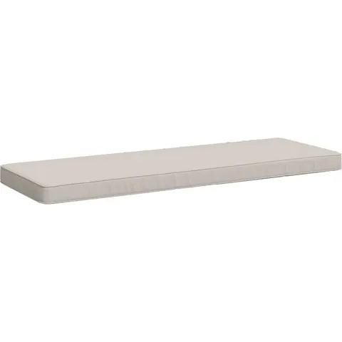 vidaXL Coussin de banc 1 pièce VUGHT 100 % polyester Blanc – 480174 – image 1
