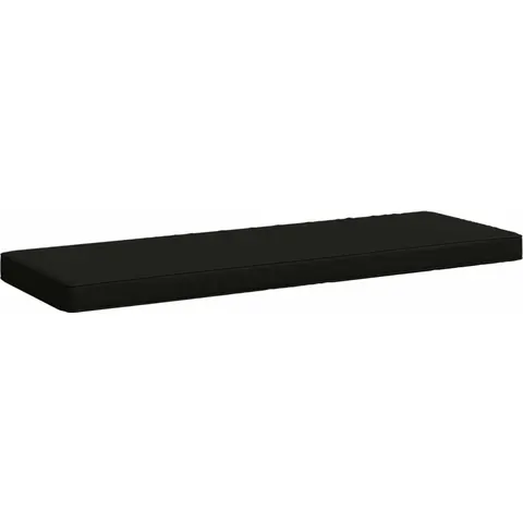 vidaXL Coussin de banc 1 pièce VUGHT 100 % polyester Noir – 480259 – image 1