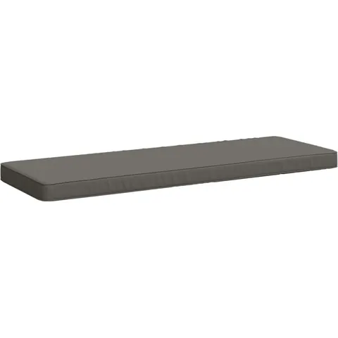 vidaXL Coussin de banc 1 pièce VUGHT 100 % polyester Gris – 480310 – image 1