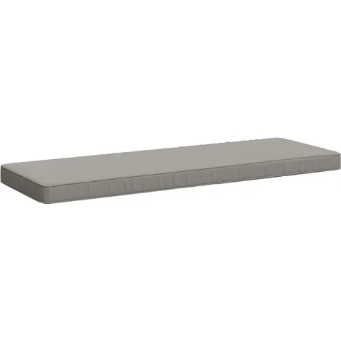vidaXL Coussin de banc 1 pièce VUGHT 100 % polyester Gris – 480495 – image 1