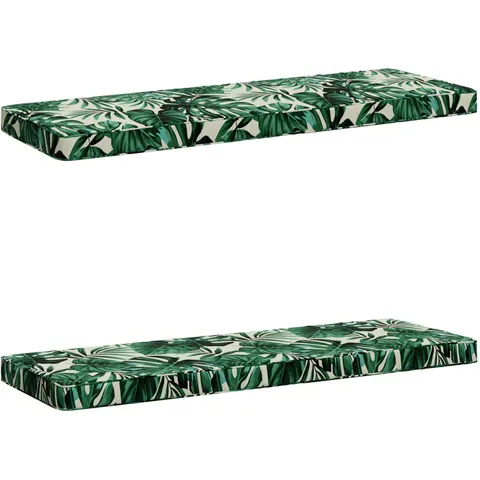 vidaXL Coussins de banc 2 pièces VUGHT 2 pc 100 % polyester – 480587 – image 1