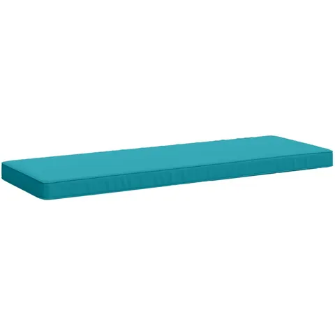 vidaXL Coussin de banc 1 pièce VUGHT 100 % polyester Turquoise – 480655 – image 1
