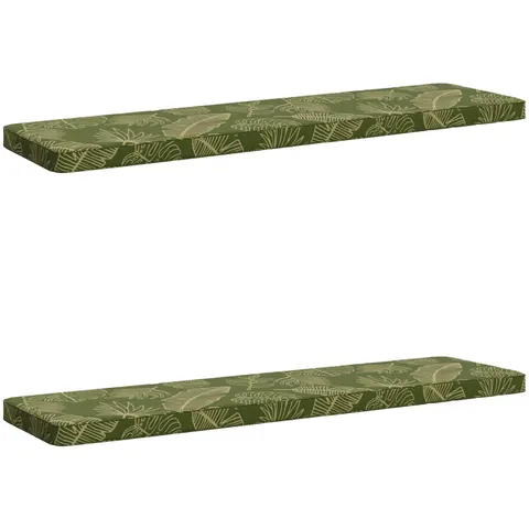 vidaXL Coussins de banc 2 pièces VUGHT 2 pc 100 % polyester – 481720 – image 1